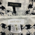 Load image into Gallery viewer, Escada White / Black Houndstooth Tweed Jacket and Skirt Suit Set
