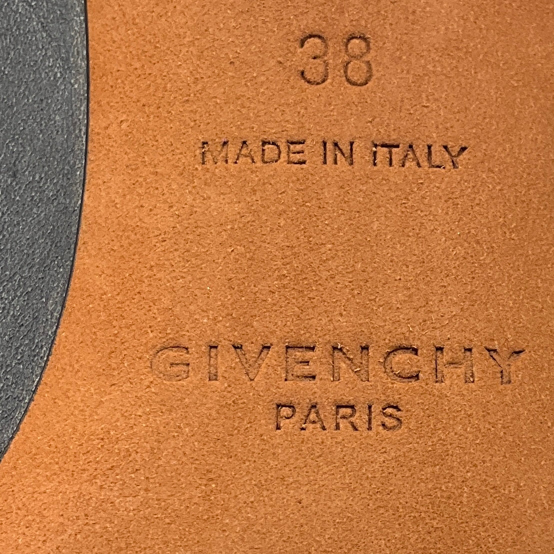 Givenchy Black / Silver Studded Leather Caged Heels