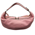 Load image into Gallery viewer, Versace Light Pink Zipper Detail Grained Leather Shoulder Bag with Braided Trim and Medusa Medallion Coins
