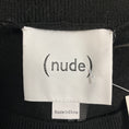 Load image into Gallery viewer, Nude Black Crew Neck Knit Pullover Sweater
