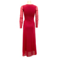 Load image into Gallery viewer, Fuzzi Magenta Long Sleeved Dress with Knot Detail
