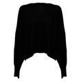 Load image into Gallery viewer, Nude Black Crew Neck Knit Pullover Sweater
