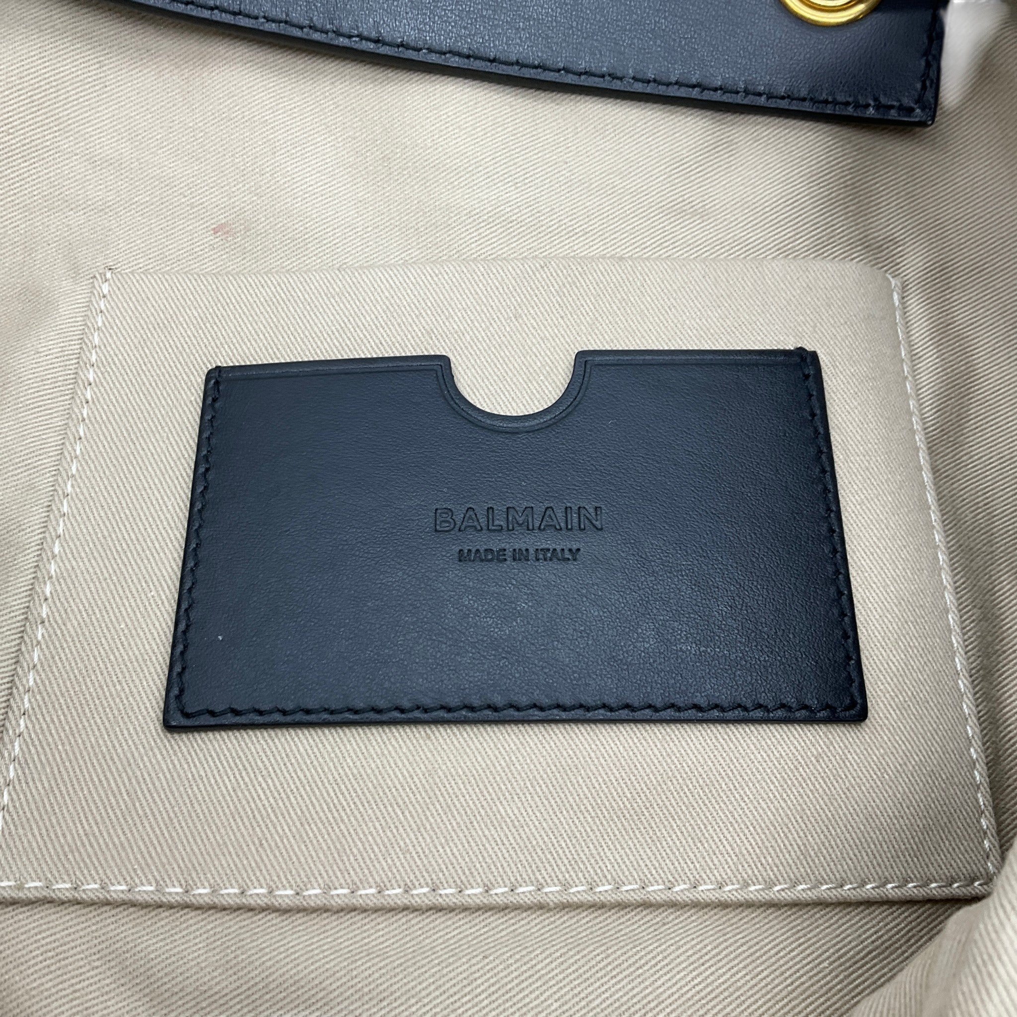 Balmain Red Multi Monogram Tapestry Shoulder Bag