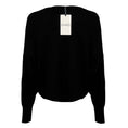 Load image into Gallery viewer, Nude Black Crew Neck Knit Pullover Sweater
