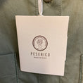 Load image into Gallery viewer, Peserico Sage Green Monili Bead Embellished Short Sleeved Cotton Stretch Dress

