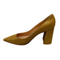 Load image into Gallery viewer, Gianvito Rossi Gold Metallic Chunky Heel Pumps

