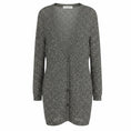 Load image into Gallery viewer, Amina Rubinacci Green / Silver Sequined Silk Knit Cardigan Sweater
