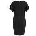 Load image into Gallery viewer, Akris Punto Black Ruffle Sleeve Midi Dress
