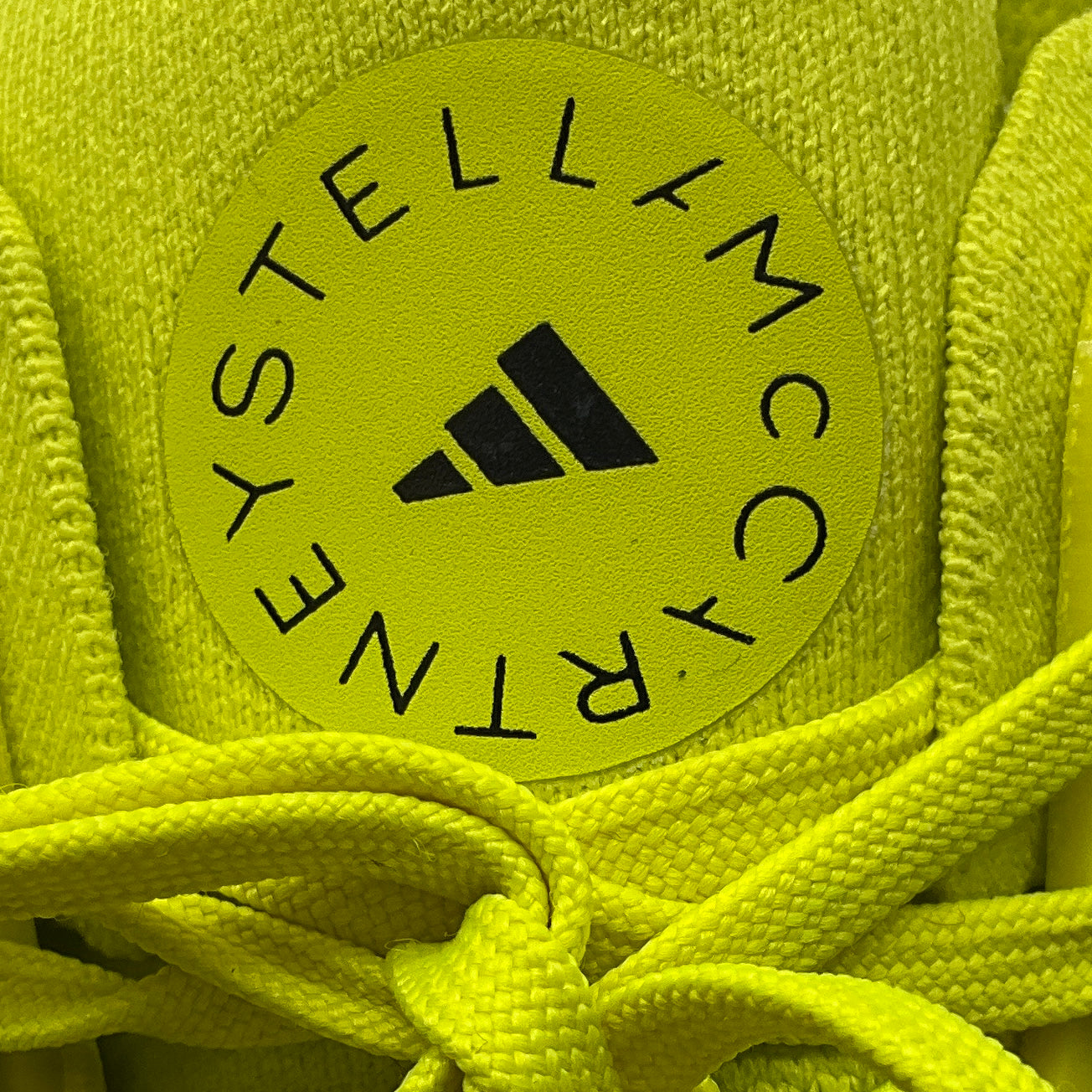 Adidas by Stella McCartney Shock Slime / Core Black Ultraboost Speed Sneakers