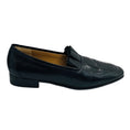 Load image into Gallery viewer, The Row Black Adam Pleated Leather Loafers / Flats
