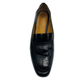 Load image into Gallery viewer, The Row Black Adam Pleated Leather Loafers / Flats
