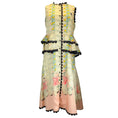 Load image into Gallery viewer, Marco de Vincenzo Multicolored Floral Printed Satin Midi Dress
