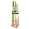 Load image into Gallery viewer, Marco de Vincenzo Multicolored Floral Printed Satin Midi Dress

