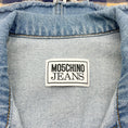 Load image into Gallery viewer, Moschino Jeans Blue Denim Sleeveless Dress with Flannel Check Hem
