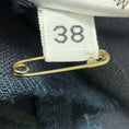 Load image into Gallery viewer, Pallas Navy Blue / Black Satin Trimmed Wool Crepe Jacket and Pants Suit Set
