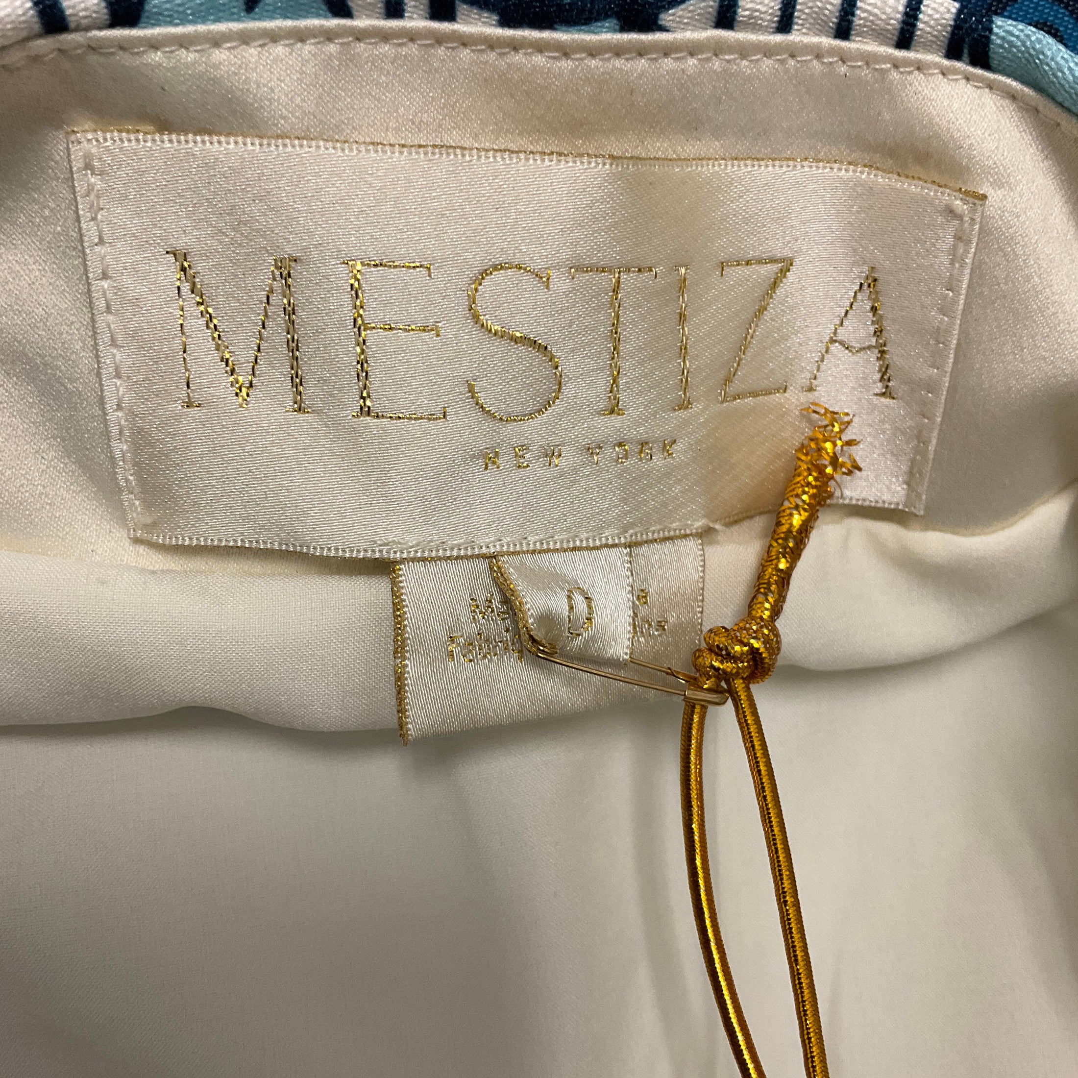 Mestiza Jardin Bleu Aniston Mini Dress