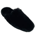Load image into Gallery viewer, Balenciaga Black Faux Fur Teddy Mules
