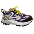 Load image into Gallery viewer, Philippe Model Purple / Grey Rocx Nylon and Leather Low Top Sneakers
