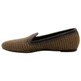 Load image into Gallery viewer, Brunello Cucinelli Brown Woven Raffia Flats with Monili
