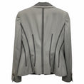 Load image into Gallery viewer, Escada Grey Three Button Wool Blazer Jacket
