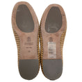 Load image into Gallery viewer, Brunello Cucinelli Brown Woven Raffia Flats with Monili
