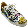 Load image into Gallery viewer, Christian Louboutin Botanical Floral Print Satin Louis Junior Sneakers
