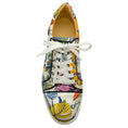 Load image into Gallery viewer, Christian Louboutin Botanical Floral Print Satin Louis Junior Sneakers
