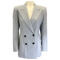 Load image into Gallery viewer, Dries Van Noten Light Grey Double Breasted Wool Jacket
