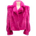 Load image into Gallery viewer, CO Magenta Mink Fur Jacket
