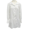 Load image into Gallery viewer, Chanel White Cotton Peplum Tunic
