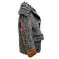 Load image into Gallery viewer, Prada Grey Multi 2017 Knit Collar Wool and Mohair Tweed Jacket
