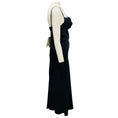 Load image into Gallery viewer, Alexander McQueen Black Silk Satin Slip Evening Dress
