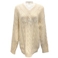 Load image into Gallery viewer, Coach Ivory Signature Sweater in Recycled Wool
