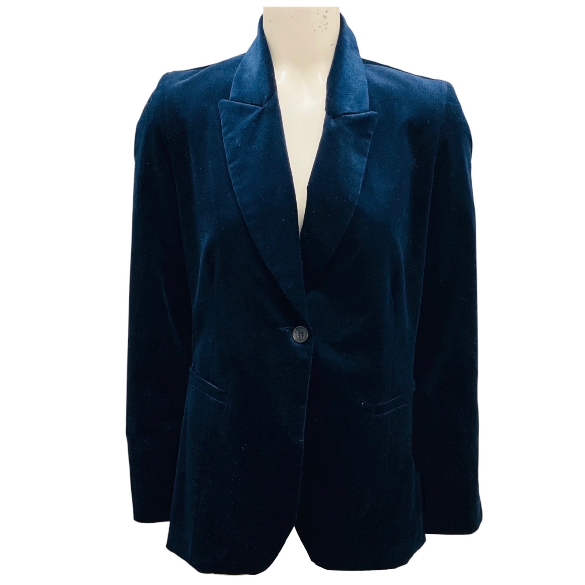 TRAVE Blue Velvet Emerson Blazer