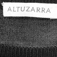 Load image into Gallery viewer, Altuzarra Black / Red Merino Wool Knit and Crepe Dress with Lace Trim
