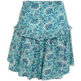 Load image into Gallery viewer, Rhode Aqua Lotus Namik Mini Skirt

