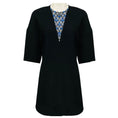 Load image into Gallery viewer, 3.1 Phillip Lim Black Rhinestone Embellished Short Sleeved Crepe Mini Dress

