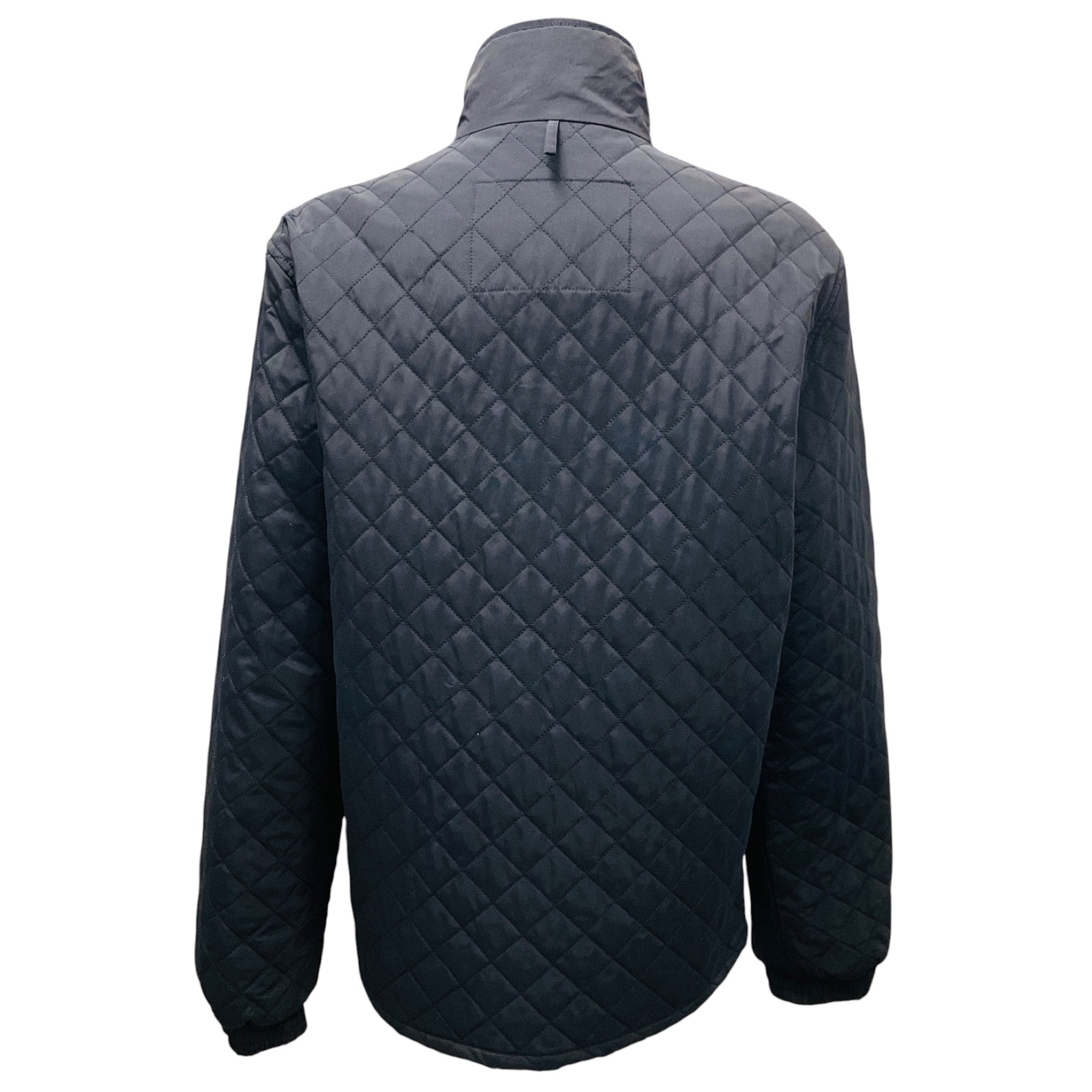Burberry Men's Navy Quilted Nylon Full Zip Jacket
