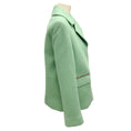 Load image into Gallery viewer, Malej Green Wool Pea Coat
