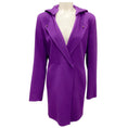 Load image into Gallery viewer, Akris Purple Hooded Wool Coat
