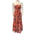 Load image into Gallery viewer, A.L.C. Rust Multi Adelle Halter Midi Dress

