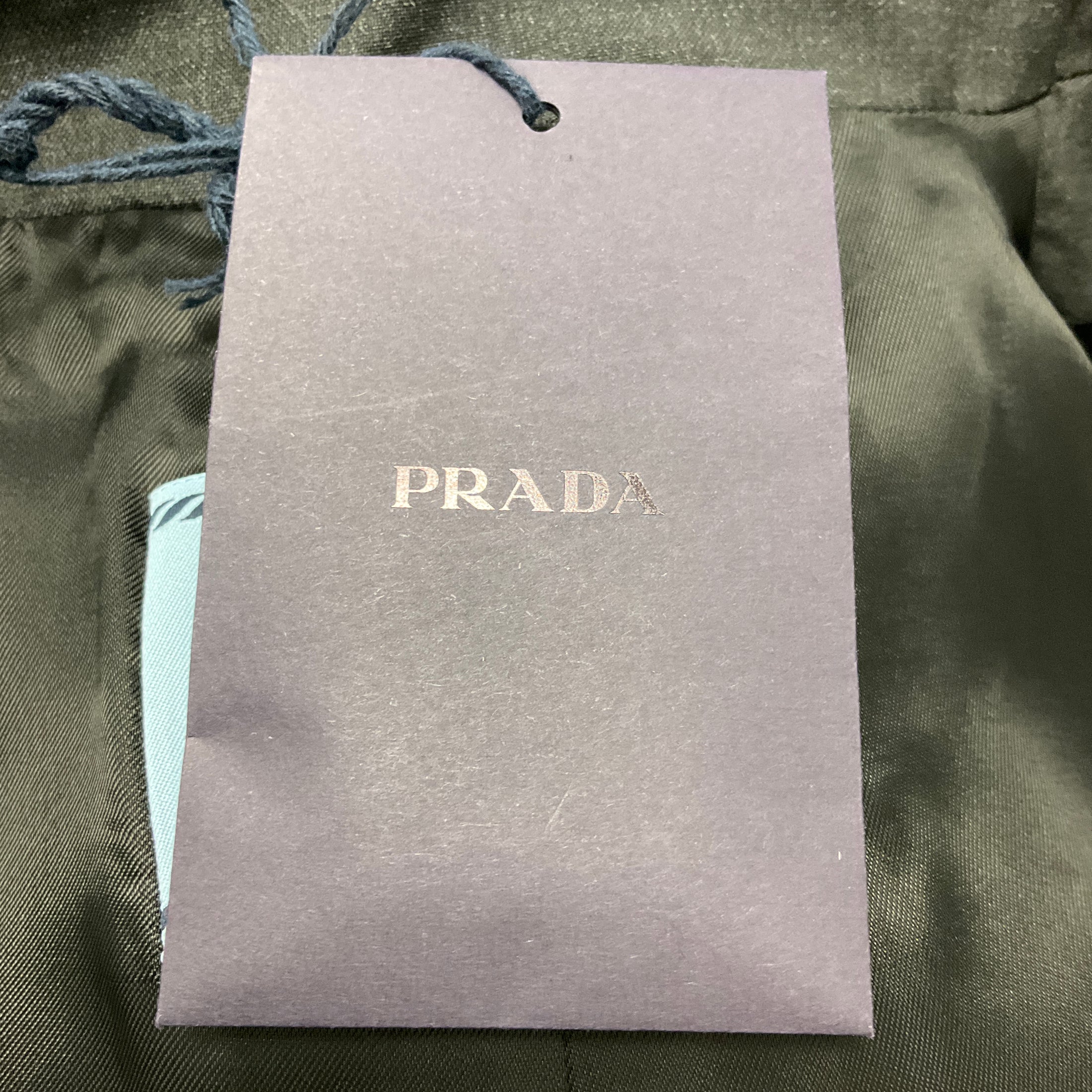 Prada Dark Grey Classic Wool Blazer