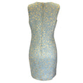 Load image into Gallery viewer, Dolce & Gabbana Light Blue / Gold Metallic Sleeveless Jacquard Midi Dress
