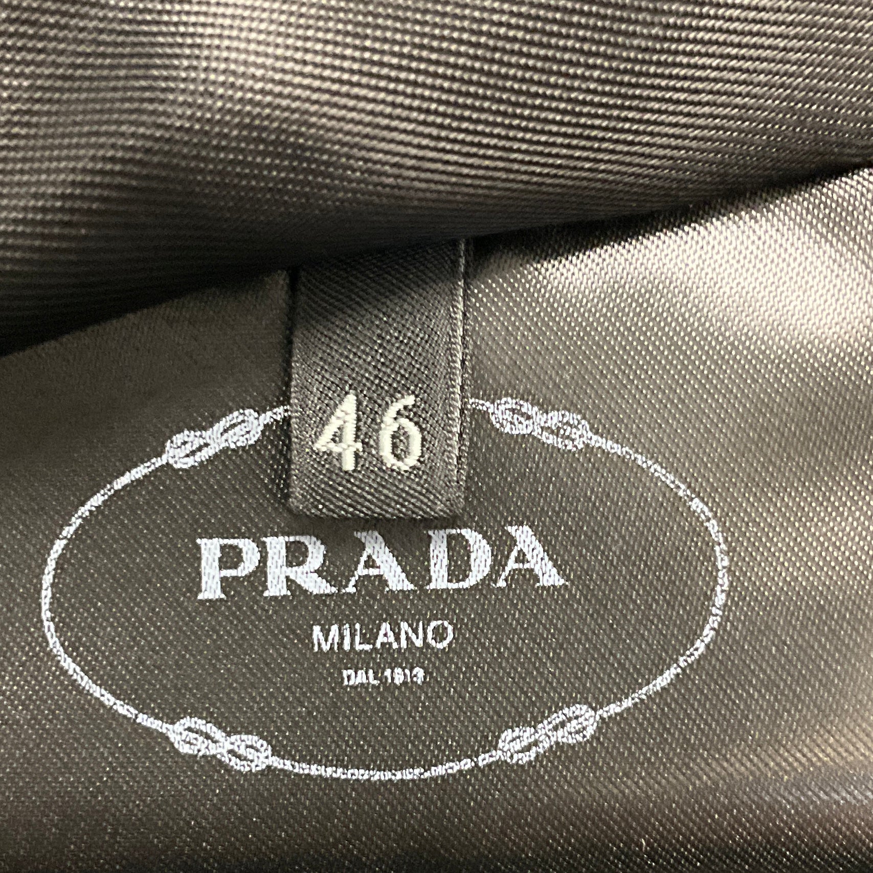 Prada Dark Grey Classic Wool Blazer