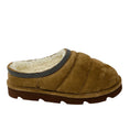 Load image into Gallery viewer, Brunello Cucinelli Brown Monili Bead Embellished Shearling Lined Quilted Suede Slippers
