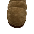 Load image into Gallery viewer, Brunello Cucinelli Brown Monili Bead Embellished Shearling Lined Quilted Suede Slippers
