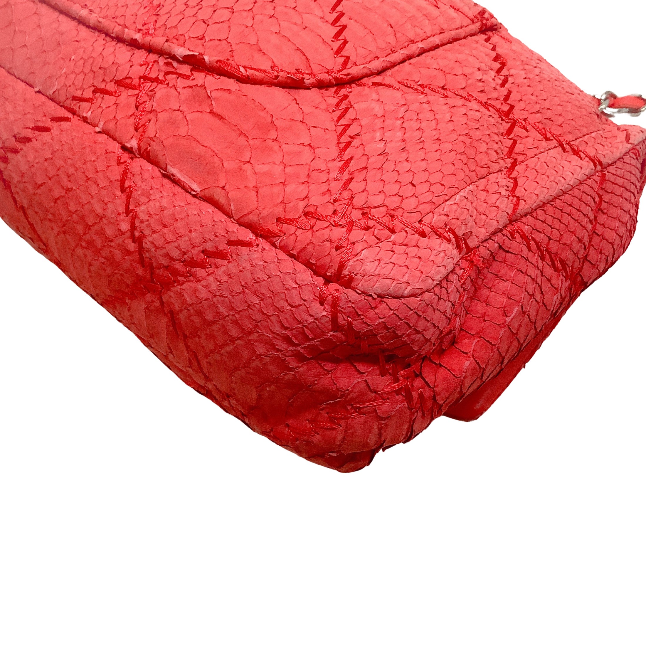 Chanel Coral Python Ultimate Stitch Bag