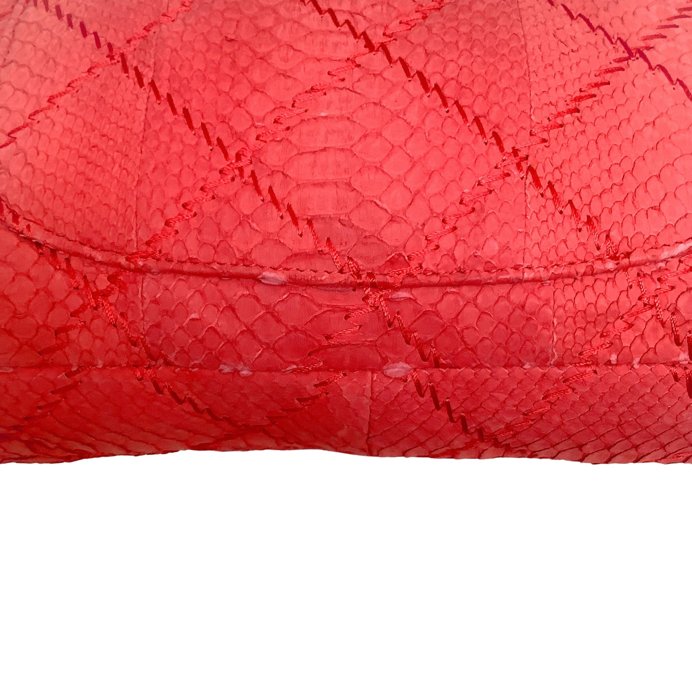 Chanel Coral Python Ultimate Stitch Bag
