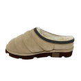 Load image into Gallery viewer, Brunello Cucinelli Beige Monili Bead Embellished Shearling Lined Quilted Suede Slippers
