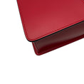 Load image into Gallery viewer, Gucci Red Calfskin Leather Medium Sylvie Two Way Top Handle Bag
